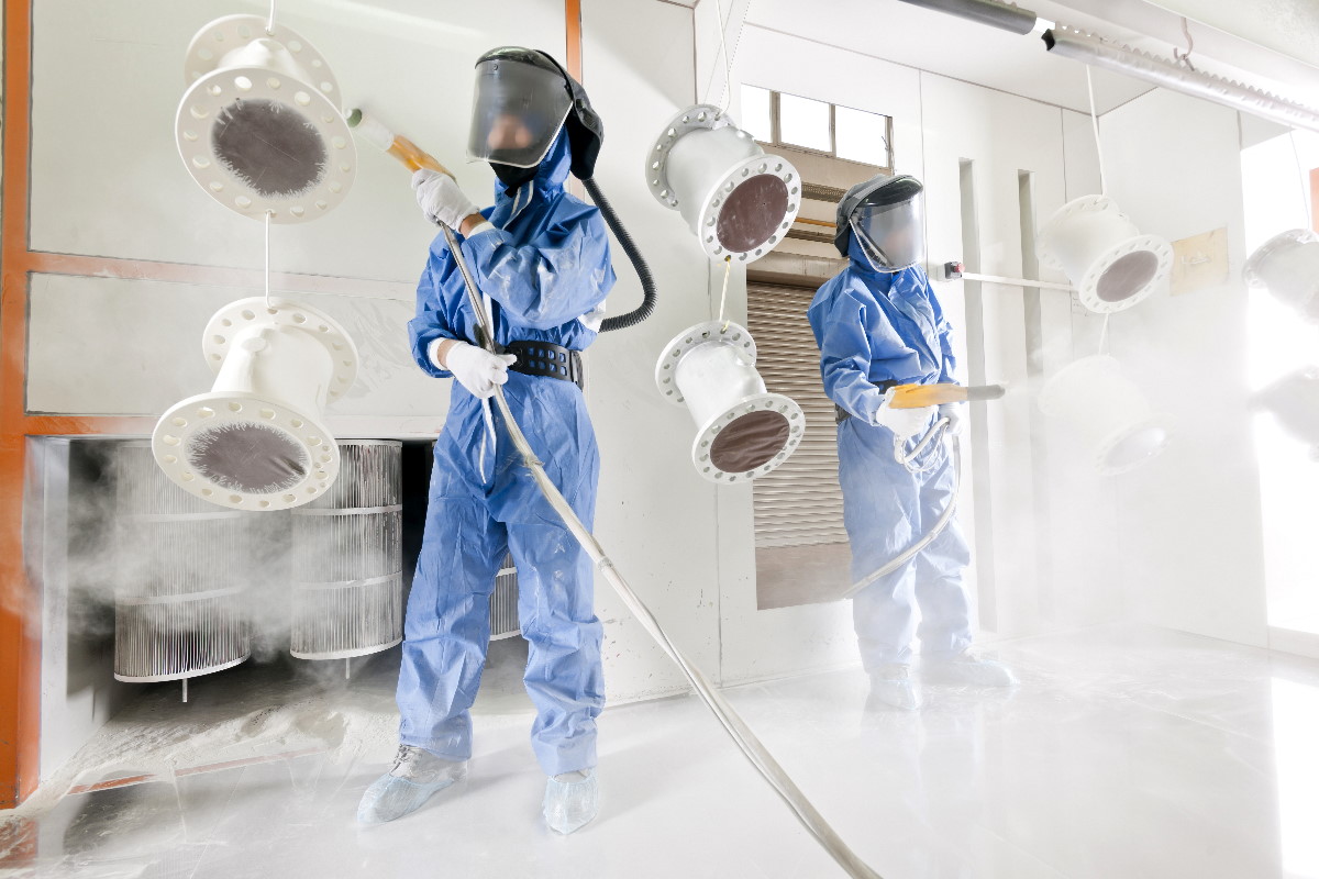 Ytbehandling och lackering av metallkomponenter